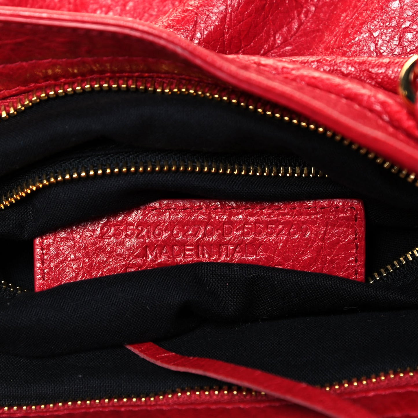 Agneau Classic Gold Hardware Velo Rouge Sapphire