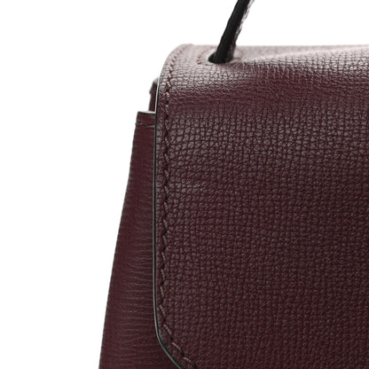 Burberry Derby Calfskin House Check Small Camberley Mahogany Red 10 of 12