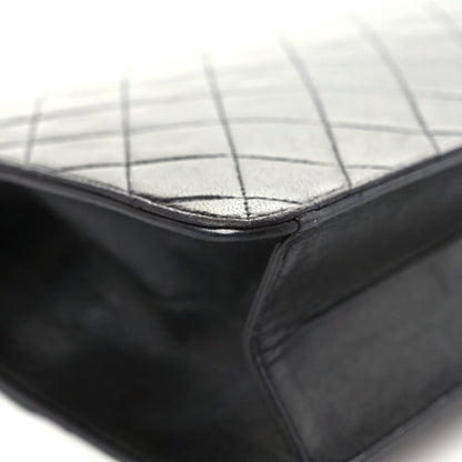 Chanel Lambskin Quilted Medium Single Flap Black 14 of 20