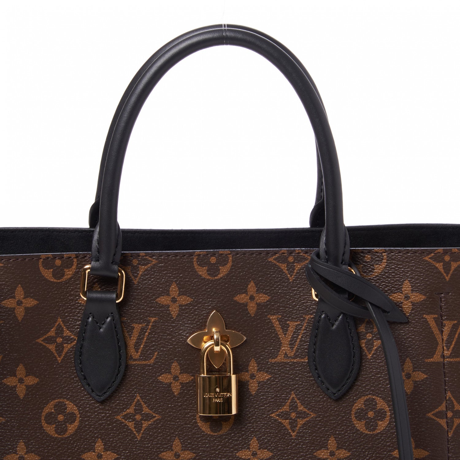 Louis Vuitton Monogram Flower Tote Black 7 of 9