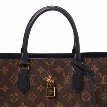 Louis Vuitton Monogram Flower Tote Black 7 of 9