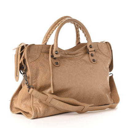 Balenciaga Agneau Classic Hardware City Beige Nougatine 4 of 14