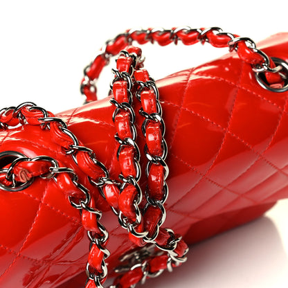 Chanel Patent Calfskin Quilted Mini Rectangular Flap Red 7 of 9