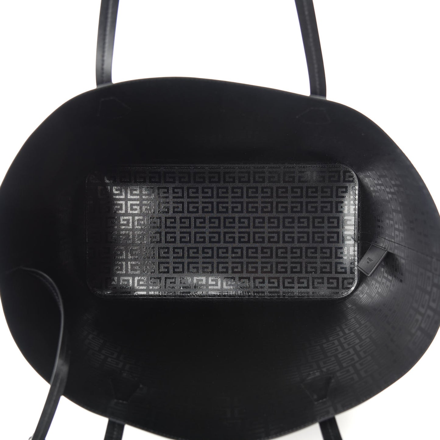 Smooth Calfskin Wing Shopping Bag Black