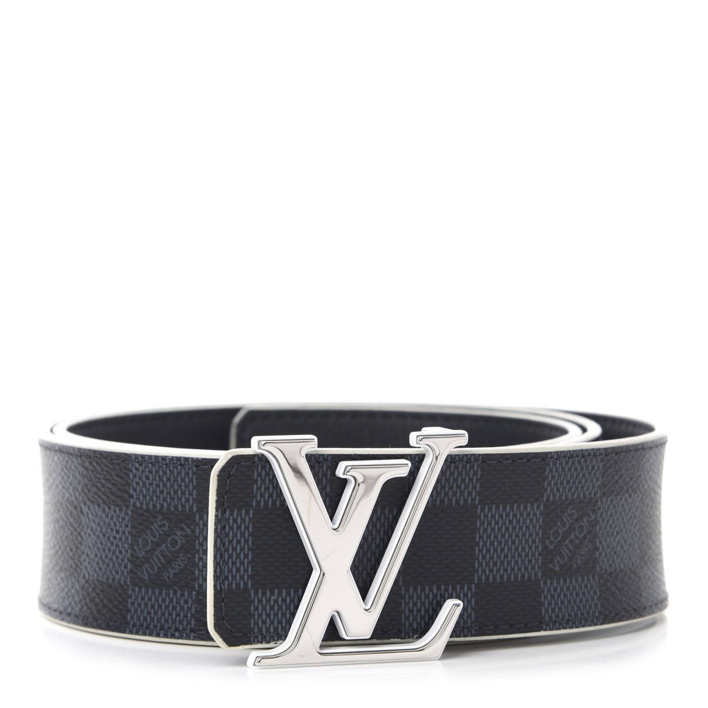 Damier Cobalt 40mm LV Initiales Belt 85 34
