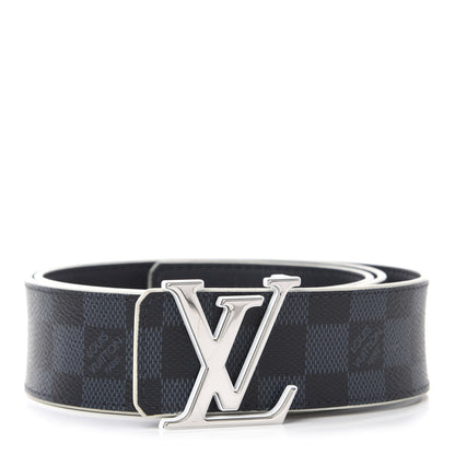 Louis Vuitton Damier Cobalt 40mm LV Initiales Belt 85 34 1 of 6