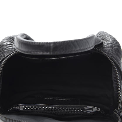 Alexander Wang Pebbled Lambskin Mini Rockie Black Matte Black Hardware 4 of 8