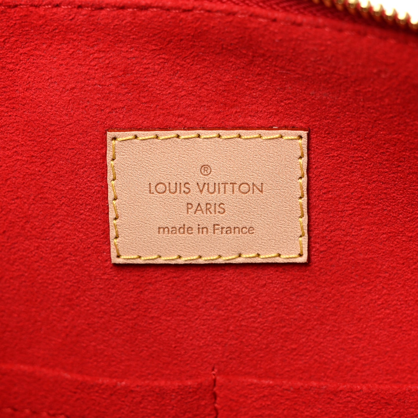 Monogram V Tote MM Cherry
