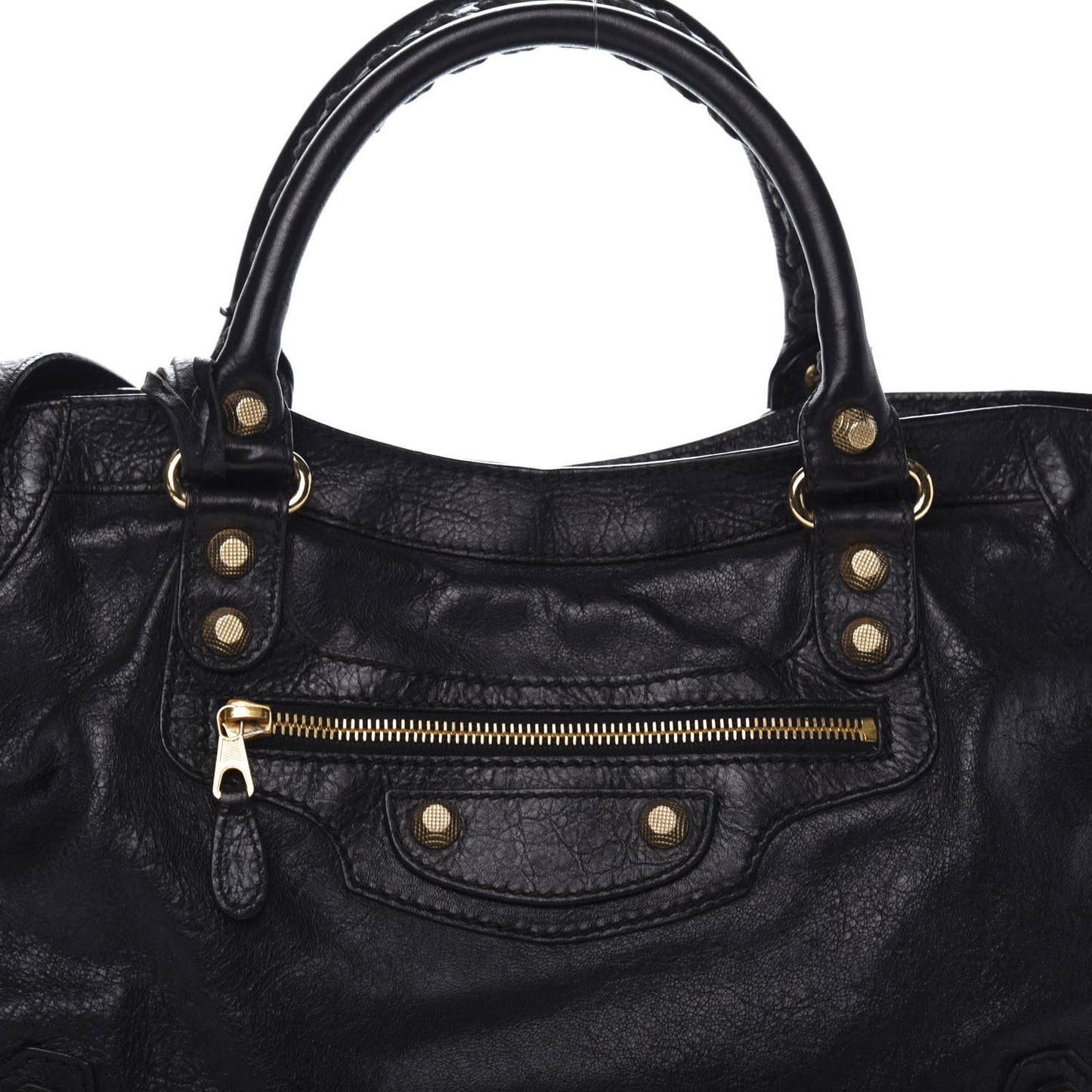 Agneau Giant 12 Gold Hardware City Black