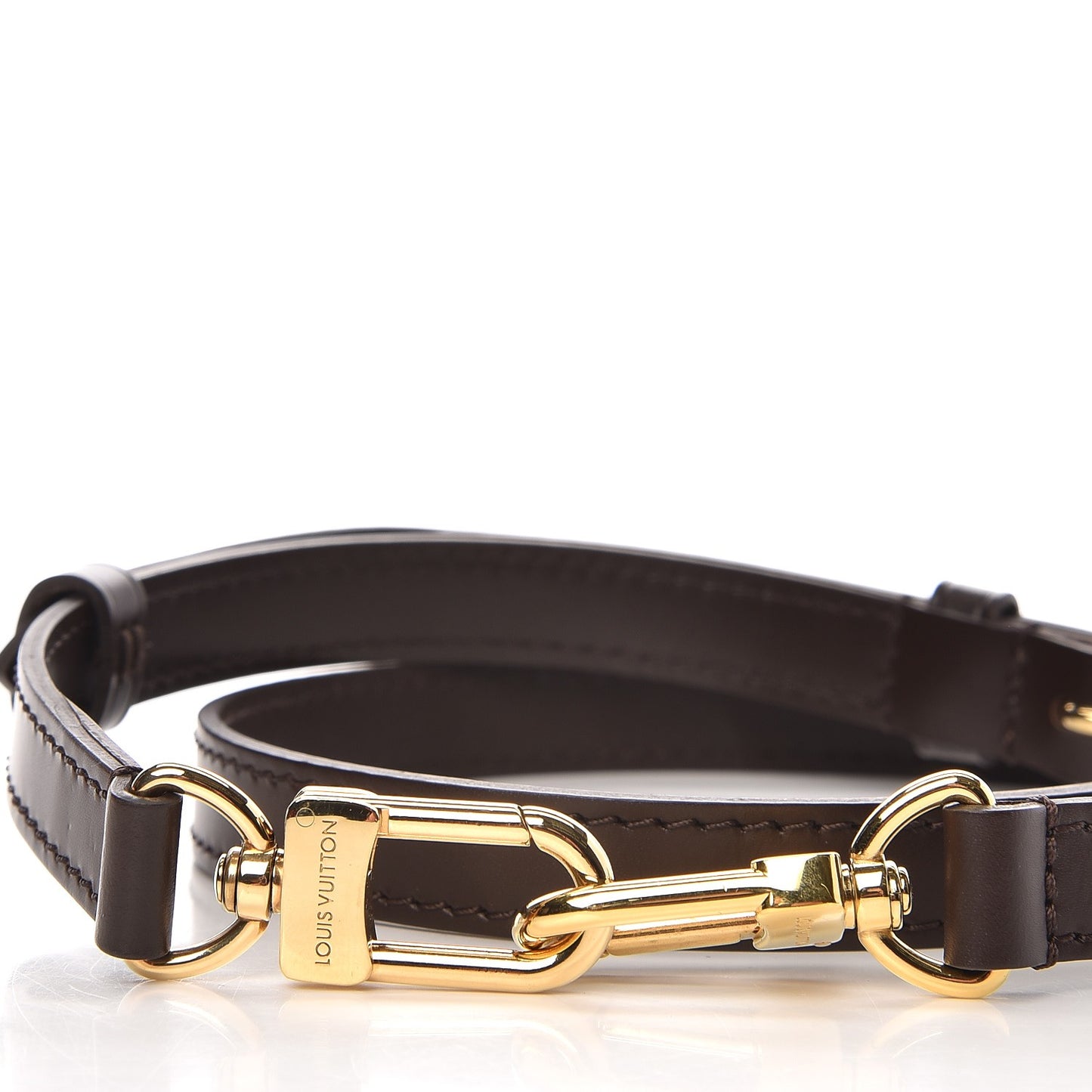 Calfskin 12mm Adjustable Shoulder Strap Brown