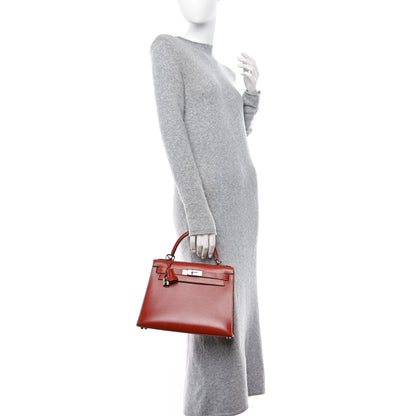Hermes Box Kelly Sellier 28 Brique 2 of 18