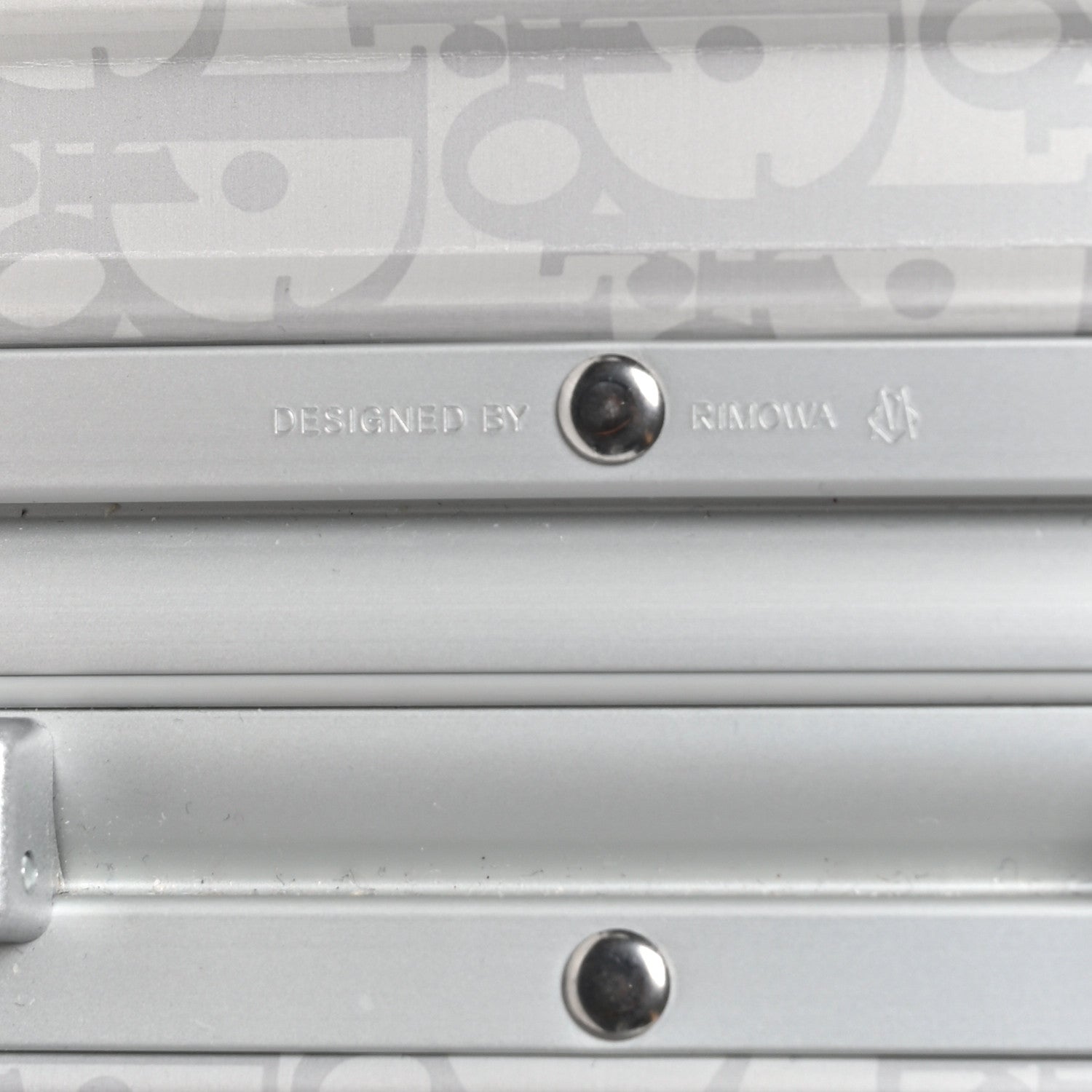 Christian Dior X RIMOWA Aluminum Gradient Cabin Luggage Silver 6 of 9