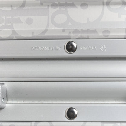 Christian Dior X RIMOWA Aluminum Gradient Cabin Luggage Silver 6 of 9