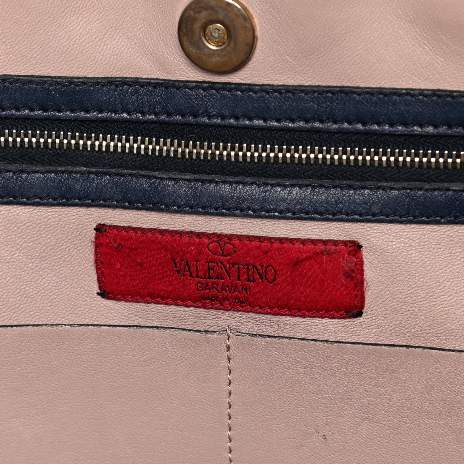 Valentino Garavani Nappa Medium Rockstud Soft Tote Marine 7 of 42