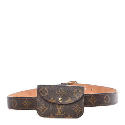 Louis Vuitton Monogram Ceinture Pochette Solo Belt 85 34 1 of 13