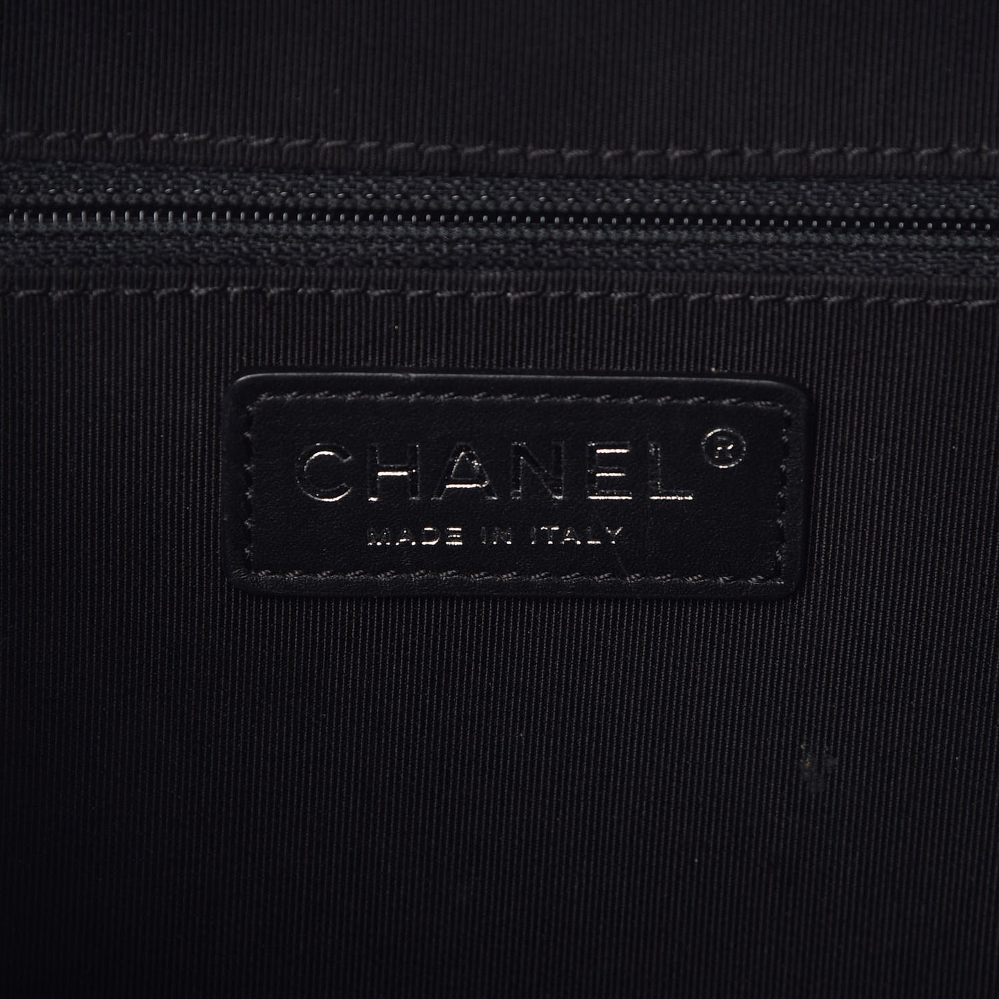 Calfskin Quilted Medium Airlines Round Trip Bowling Bag Black