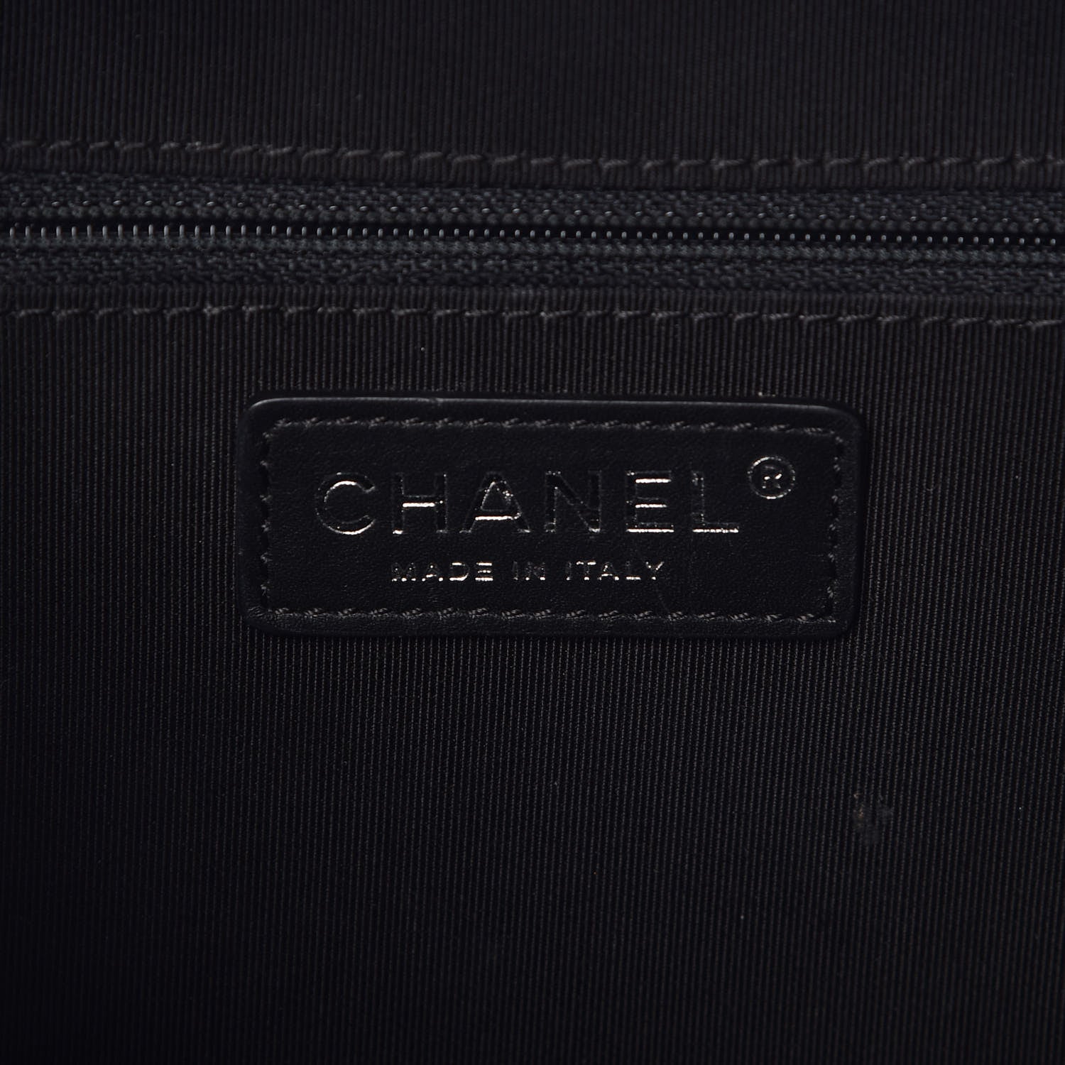 Chanel Calfskin Quilted Medium Airlines Round Trip Bowling Bag Black 6 of 8