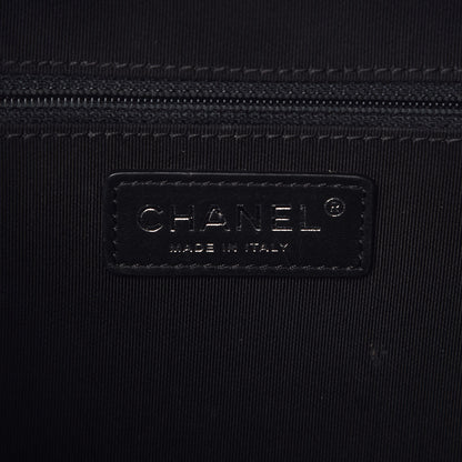 Chanel Calfskin Quilted Medium Airlines Round Trip Bowling Bag Black 6 of 8