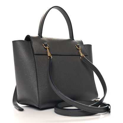 Celine Grained Calfskin Nano Belt Bag Grey 3 of 10