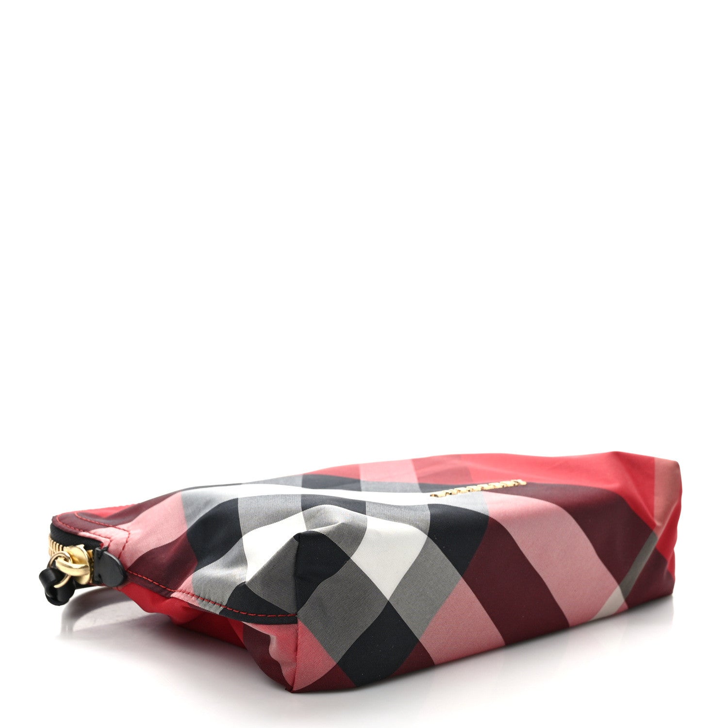 Burberry Nova Check Zip Top Pouch Parade Red 4 of 7