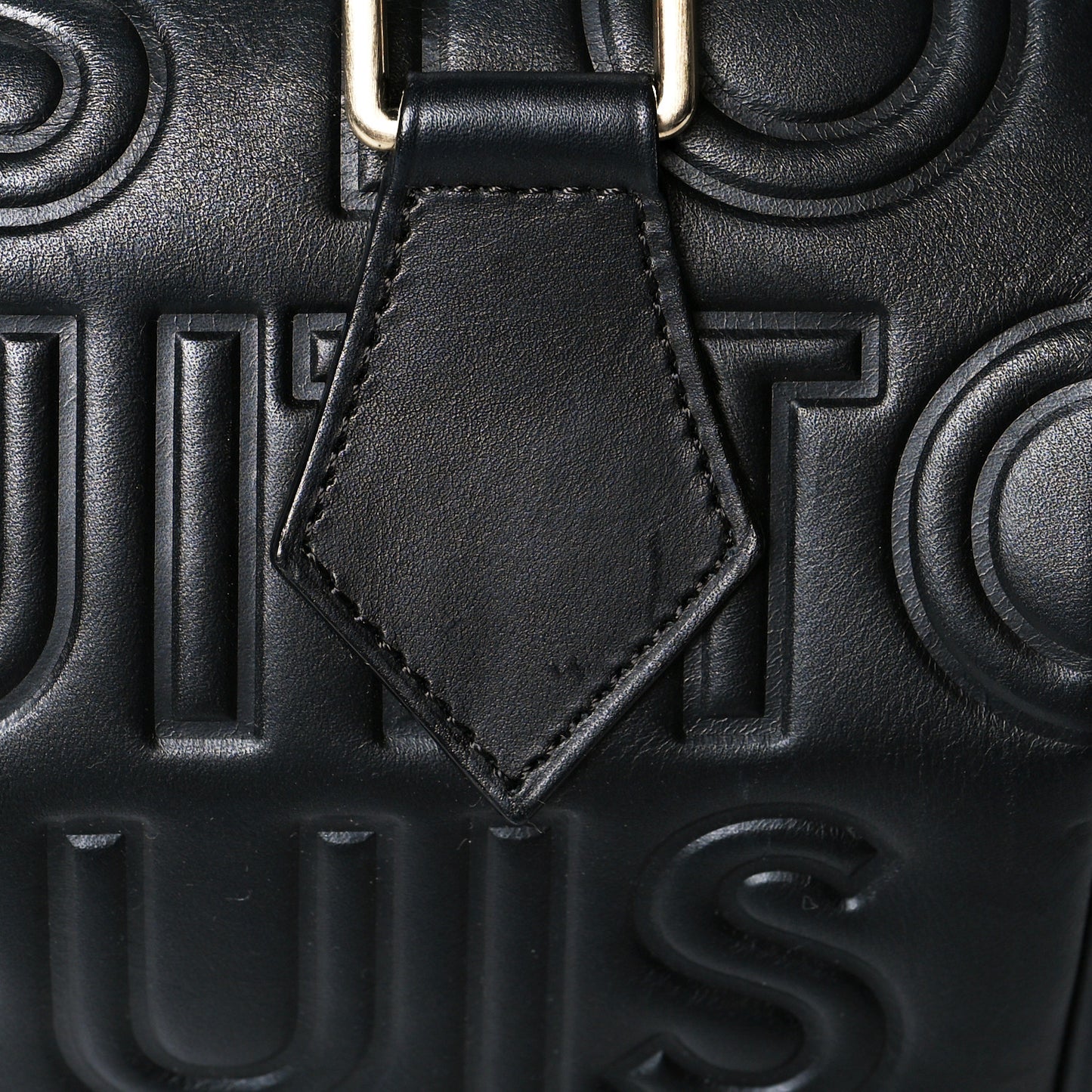 Calfskin Embossed Mini Cube Speedy Black