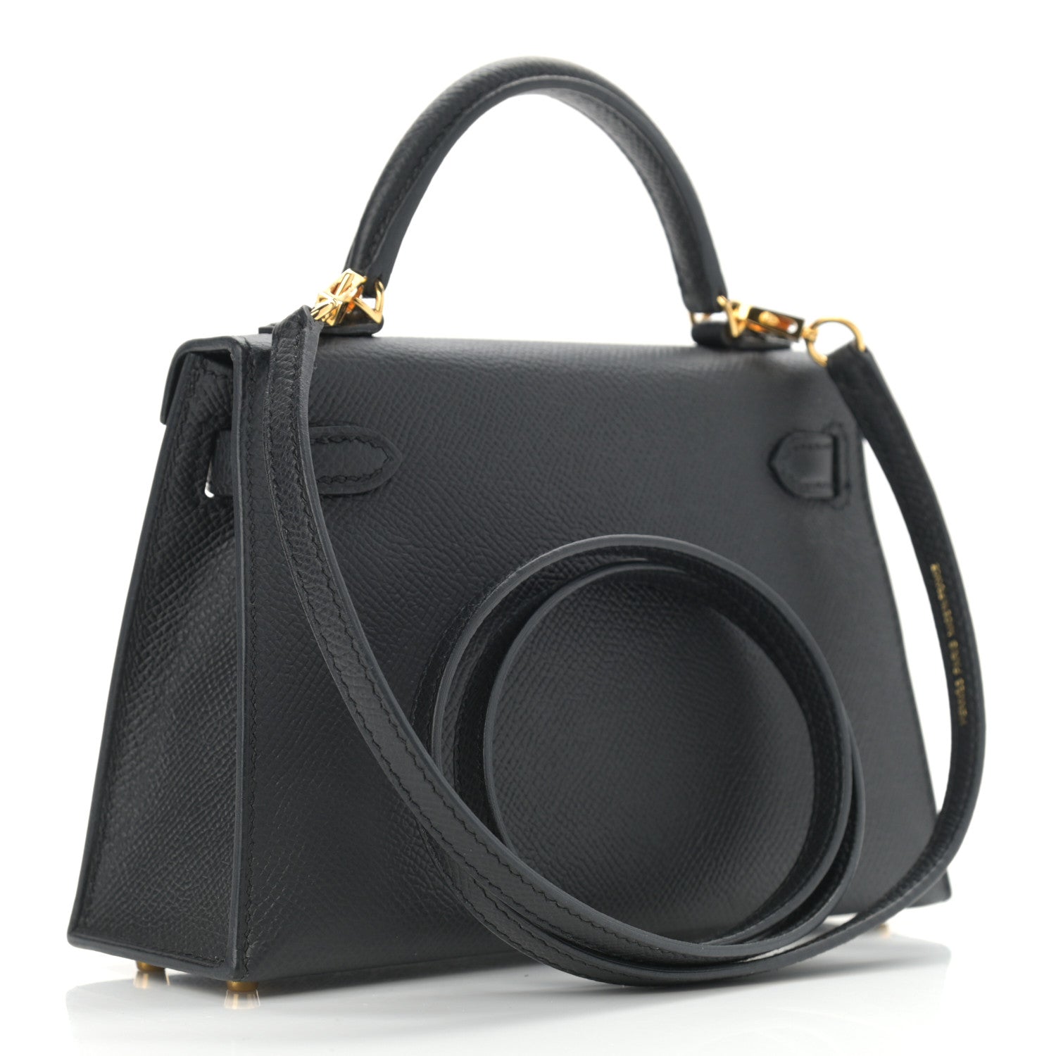Hermes Epsom Mini Kelly Sellier 20 Black 3 of 11