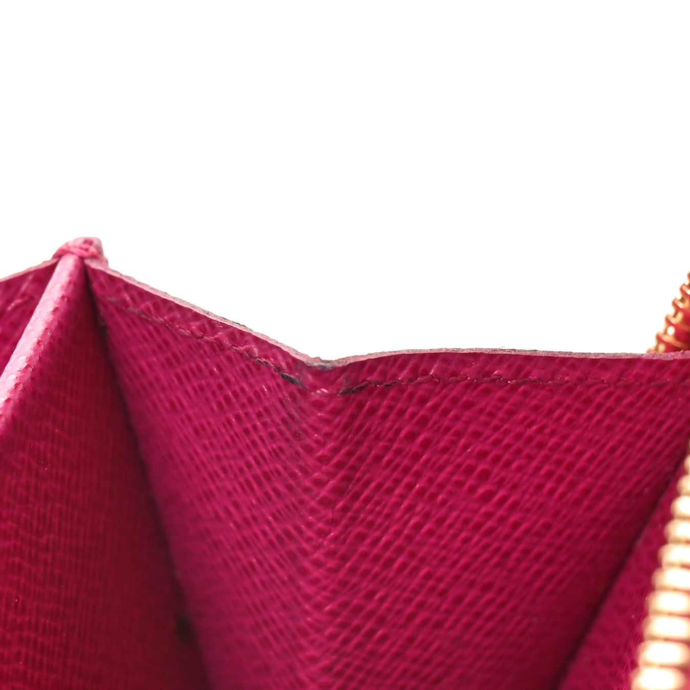 Monogram Perforated Compact Zipped Wallet Fuchsia