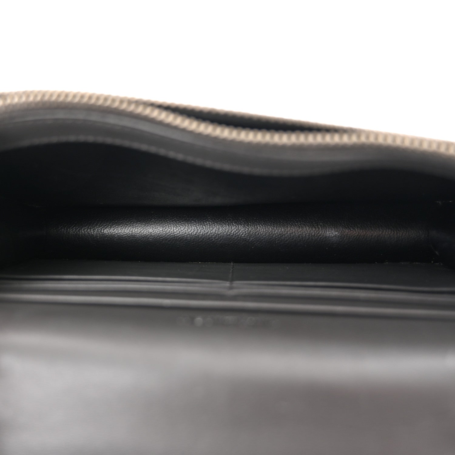 Saint Laurent Smooth Calfskin Classic Monogram Kate Tassel Chain Wallet Asphalt 5 of 11