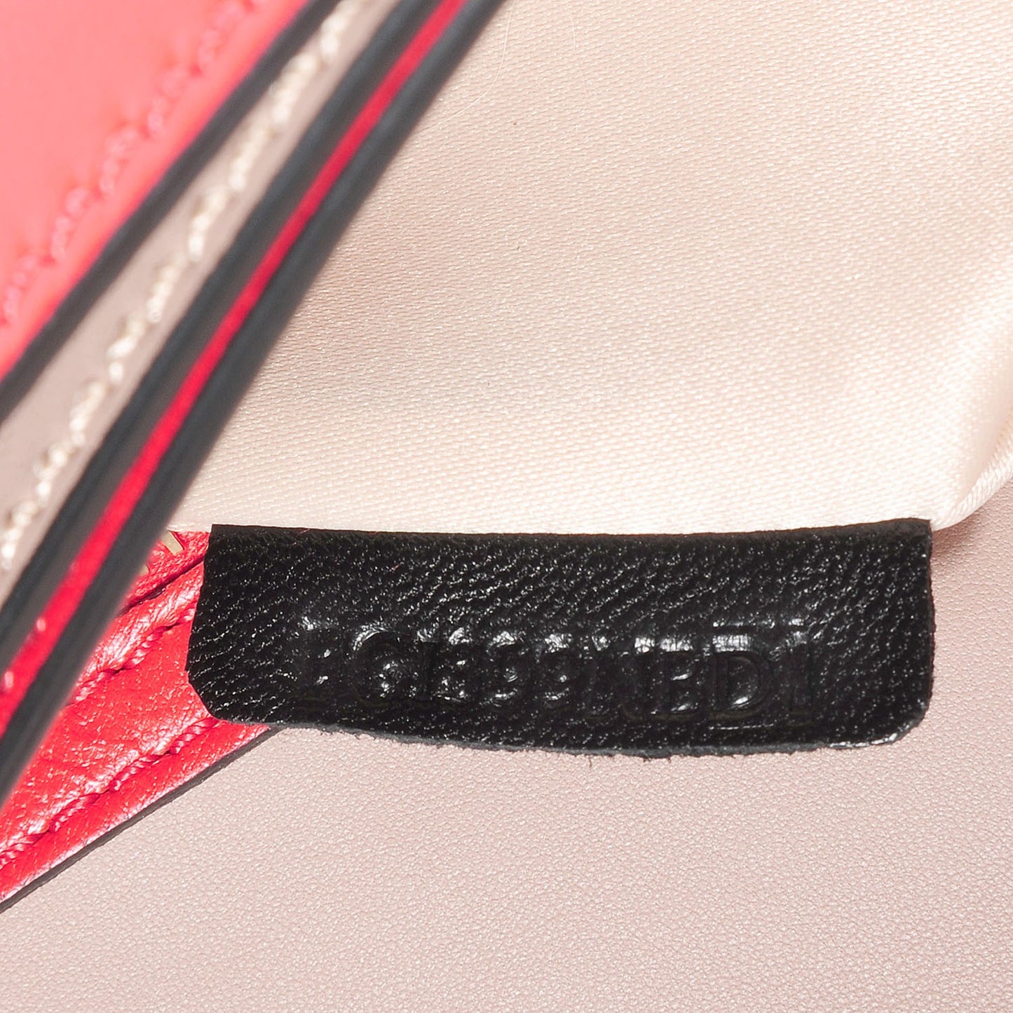 Nappa Leather Rockstud Clutch Deep Orange