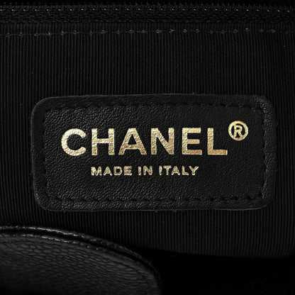 Chanel Caviar Quilted Petit Shopping Tote PST Black 6 of 10
