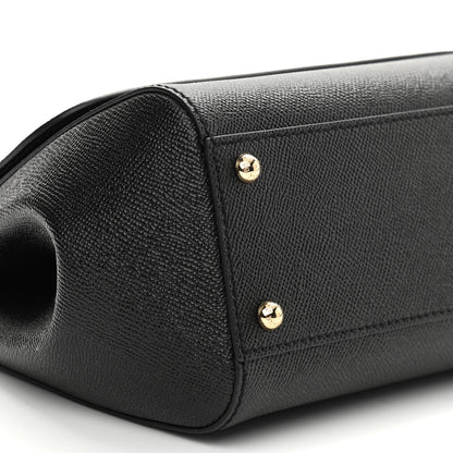 Dolce & Gabbana Dauphine Medium Miss Sicily Satchel Black 8 of 9