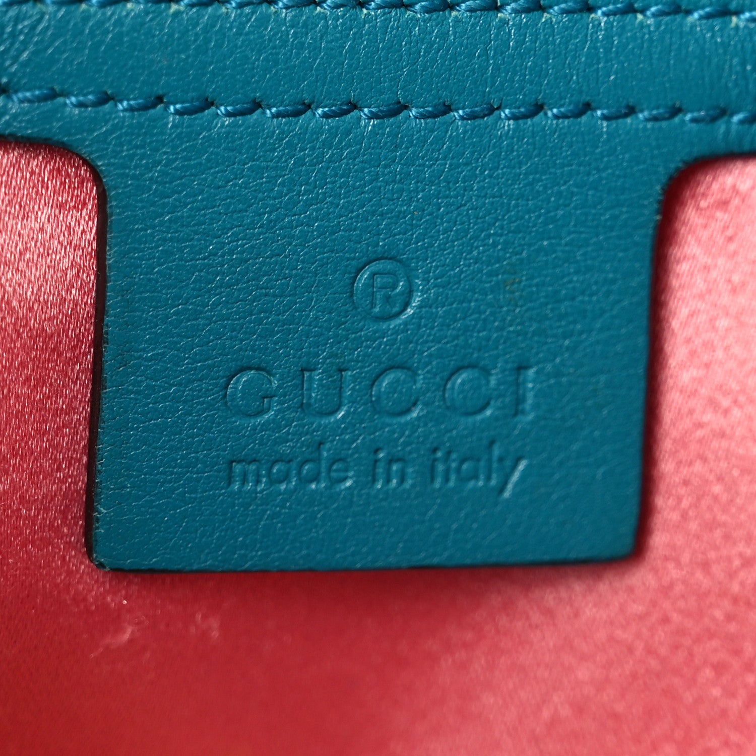 Gucci Velvet Matelasse Small GG Marmont Shoulder Bag Pavone Cyan 6 of 10