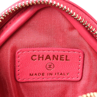 Chanel Lambskin Quilted Clutch With Chain Bag Pink 6 of 12