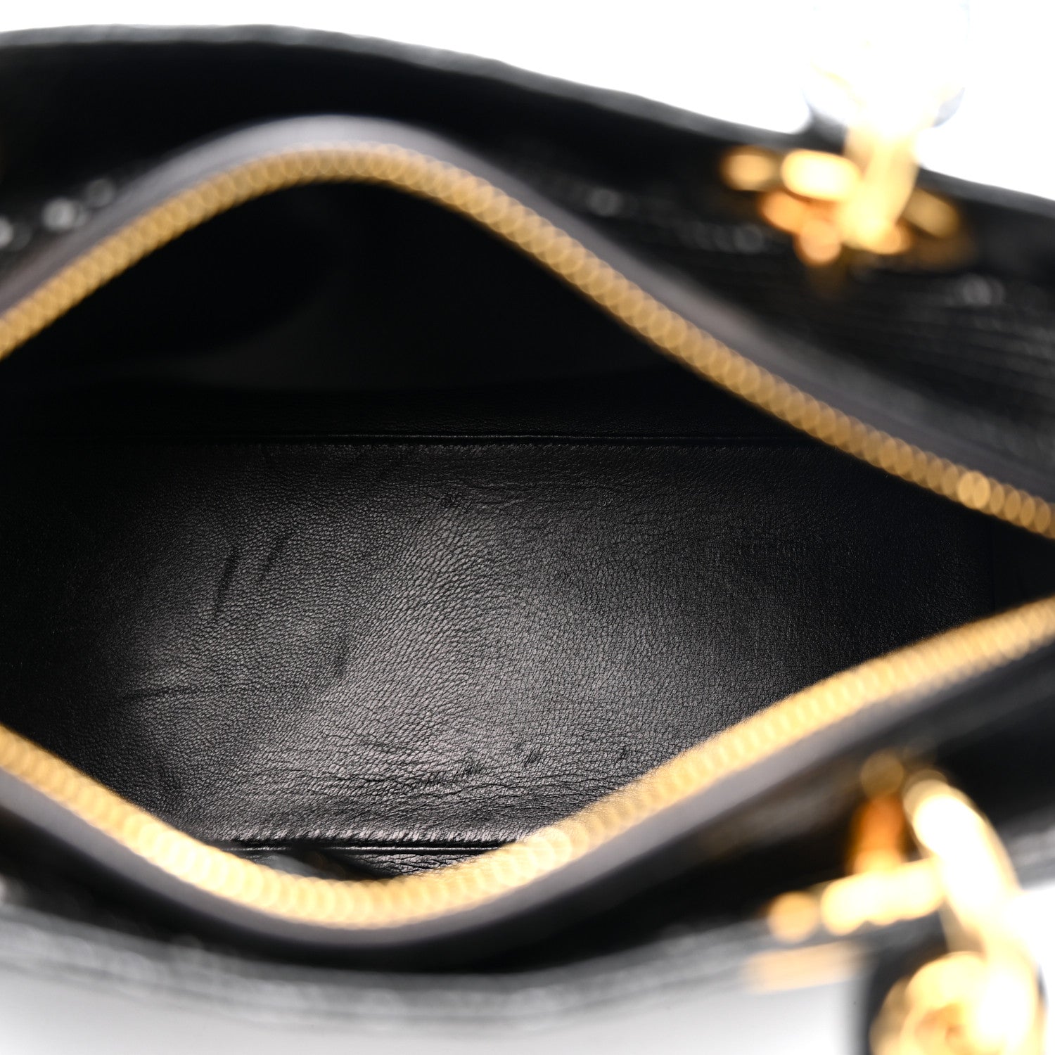 Christian Dior Lizard Medium Lady Dior Black 5 of 12