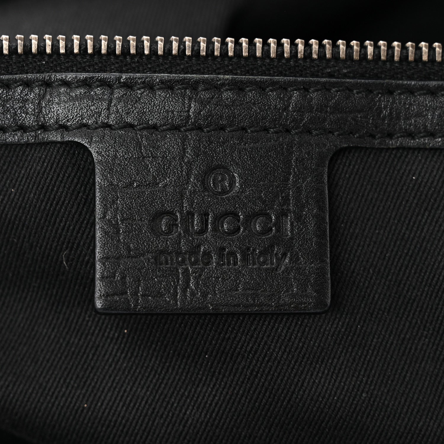 Gucci Monogram Large Horsebit Chain Hobo Black 6 of 12