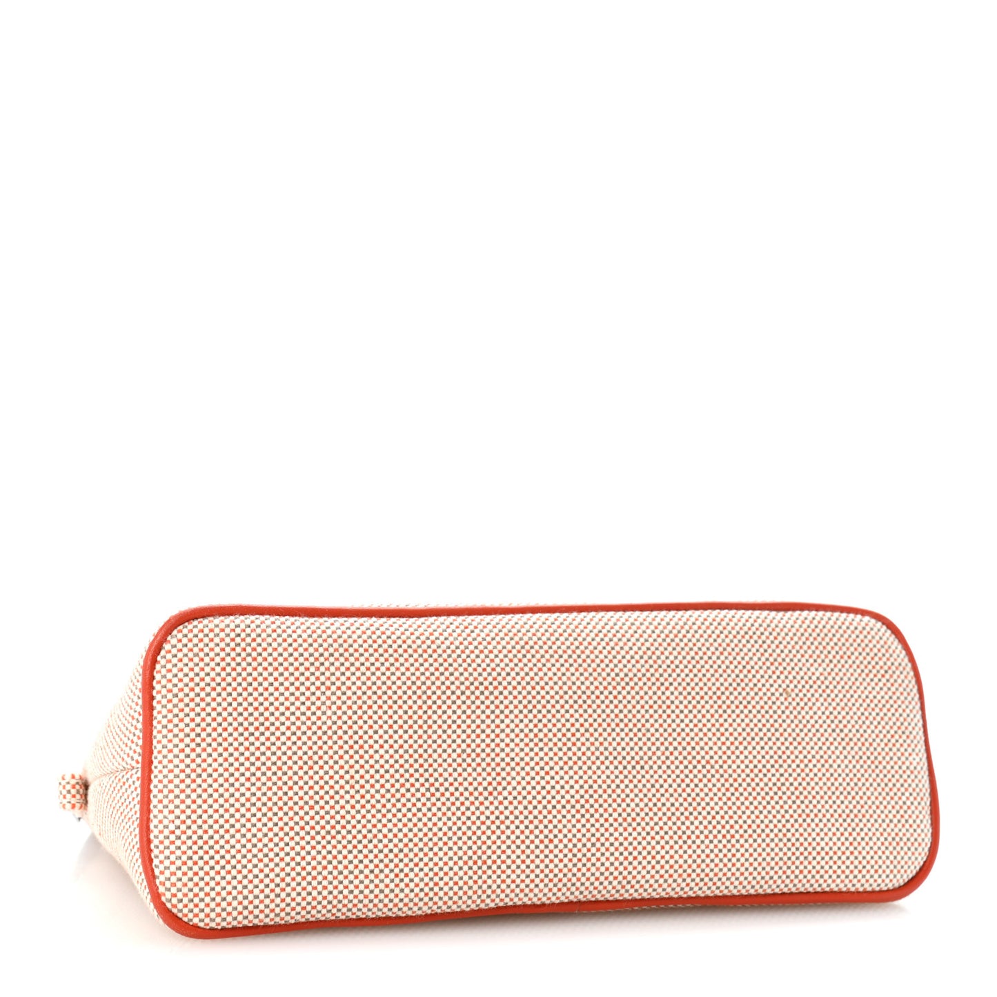 Cotton Canvas Crazy H Medium Bolide Case Orange Ficelle