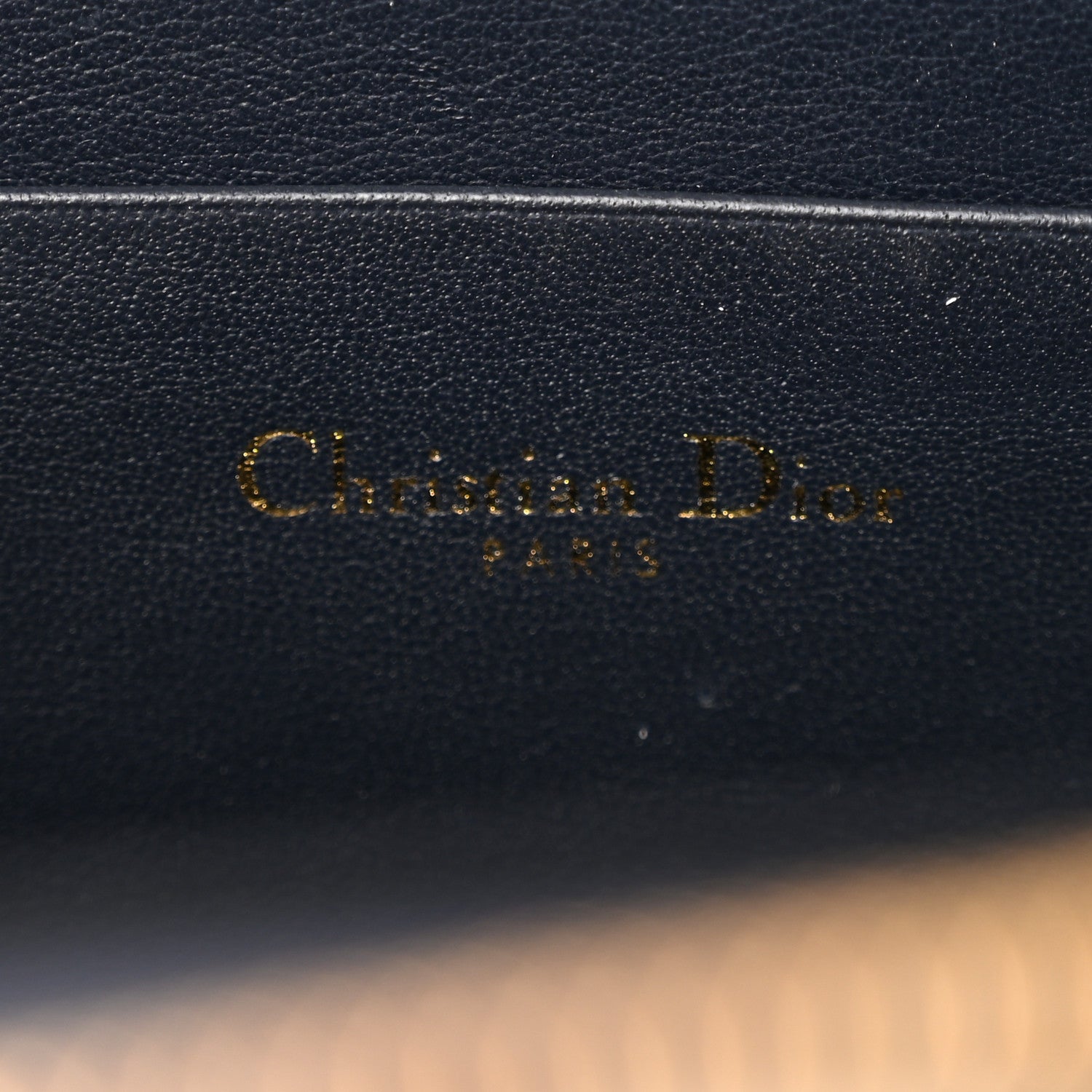 Christian Dior Oblique 30 Montaigne Top Handle Box Bag Blue 5 of 10