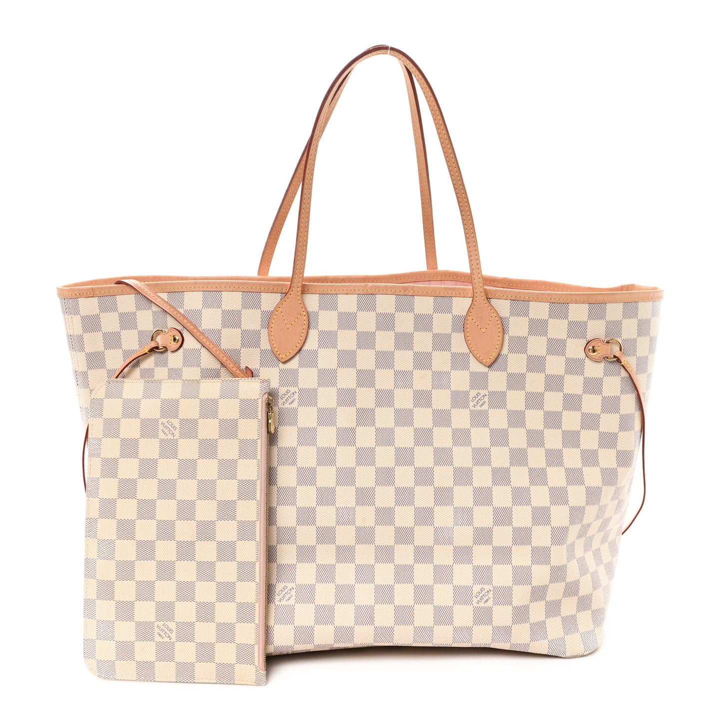 Damier Azur Neo Neverfull GM Rose Ballerine