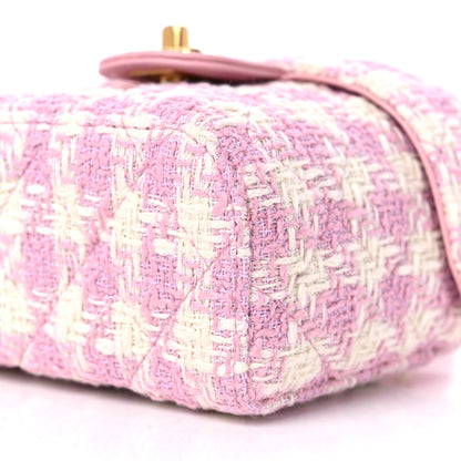 Chanel Tweed Handle Crush Small Vanity Case Pink Ecru 9 of 9