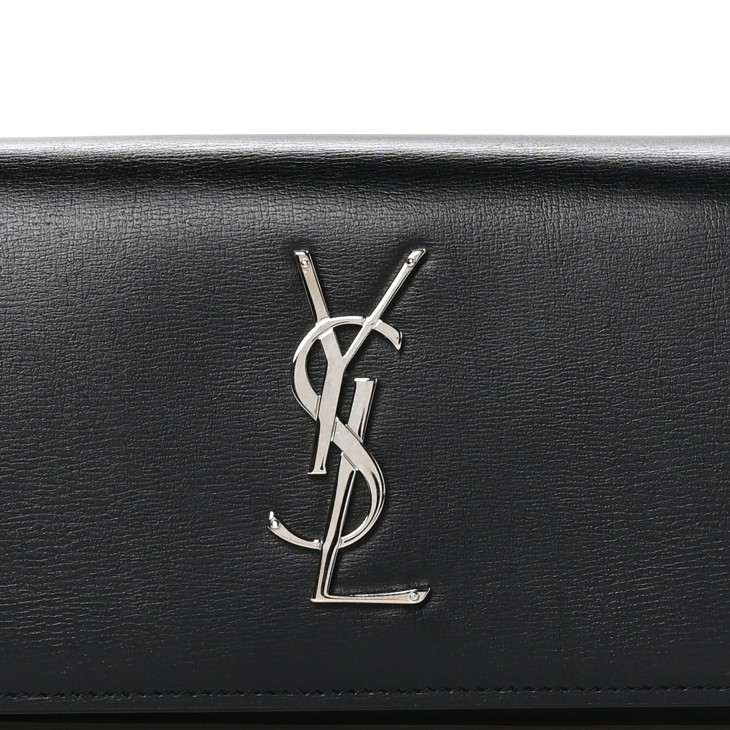 Smooth Calfskin Classic Monogram Cassandre Wallet Black