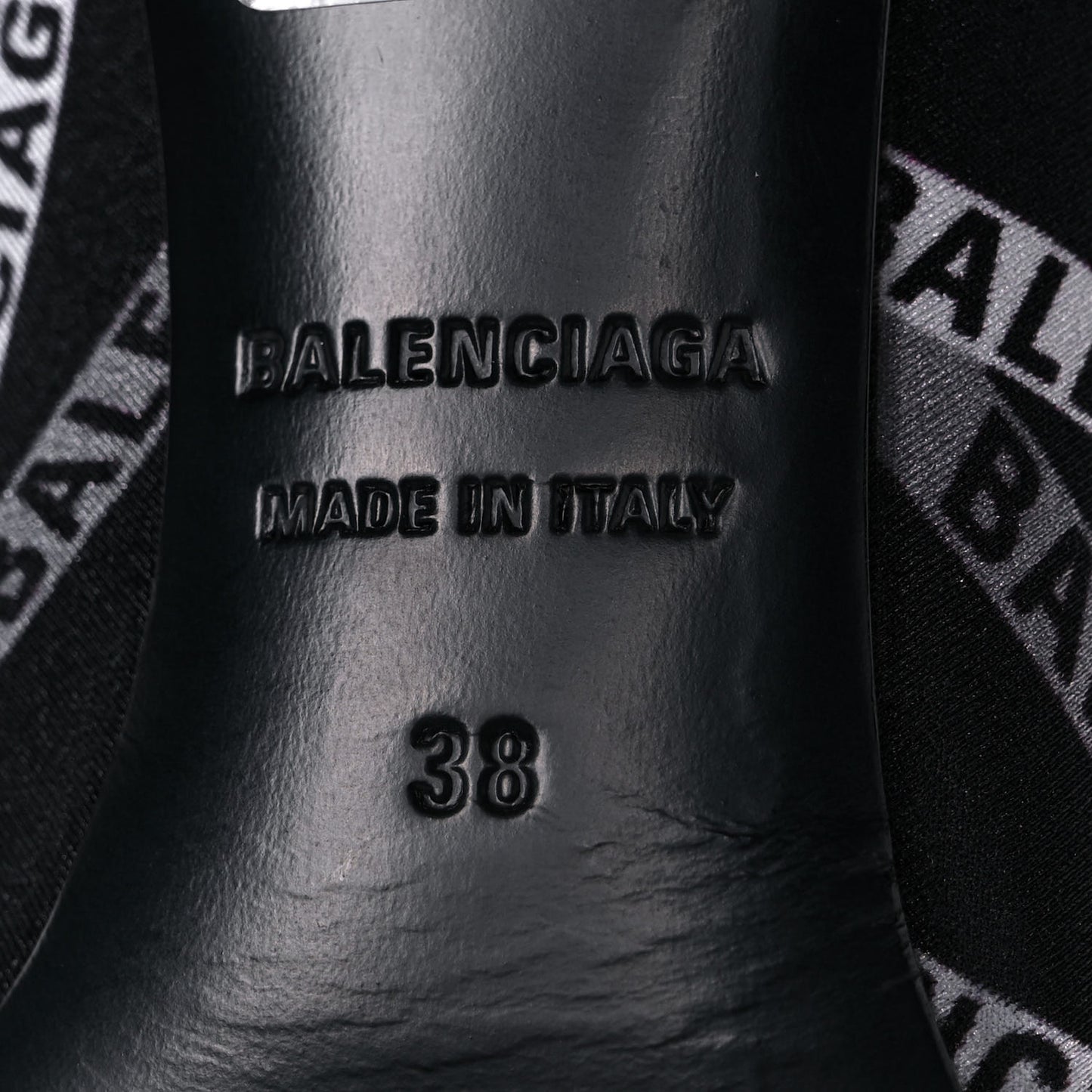 Spandex Losange Monogram 85mm Booties 38 Gris Black