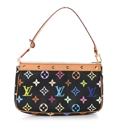 Louis Vuitton Monogram Multicolor Pochette Accessories Black 1 of 10