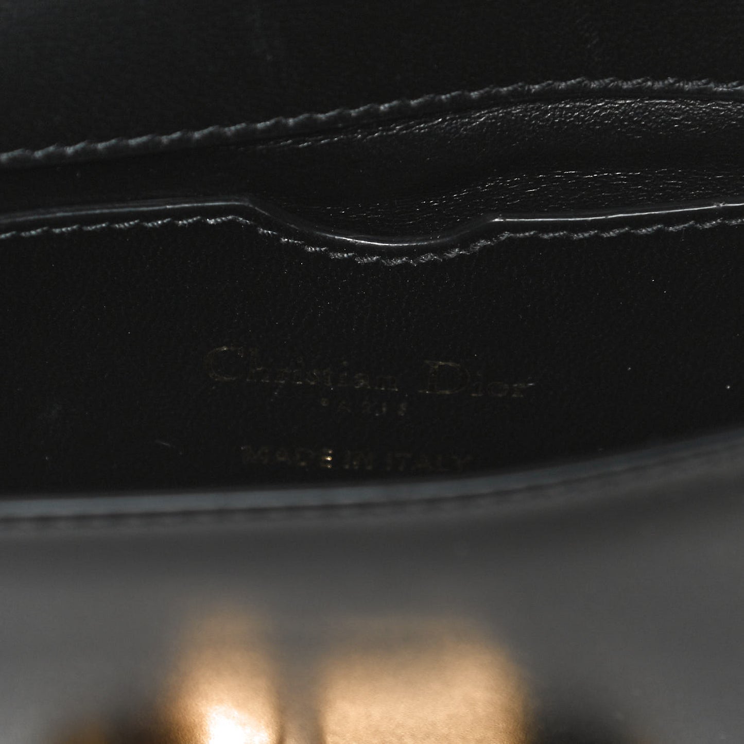 Smooth Calfskin Micro 30 Montaigne Flap Bag Black