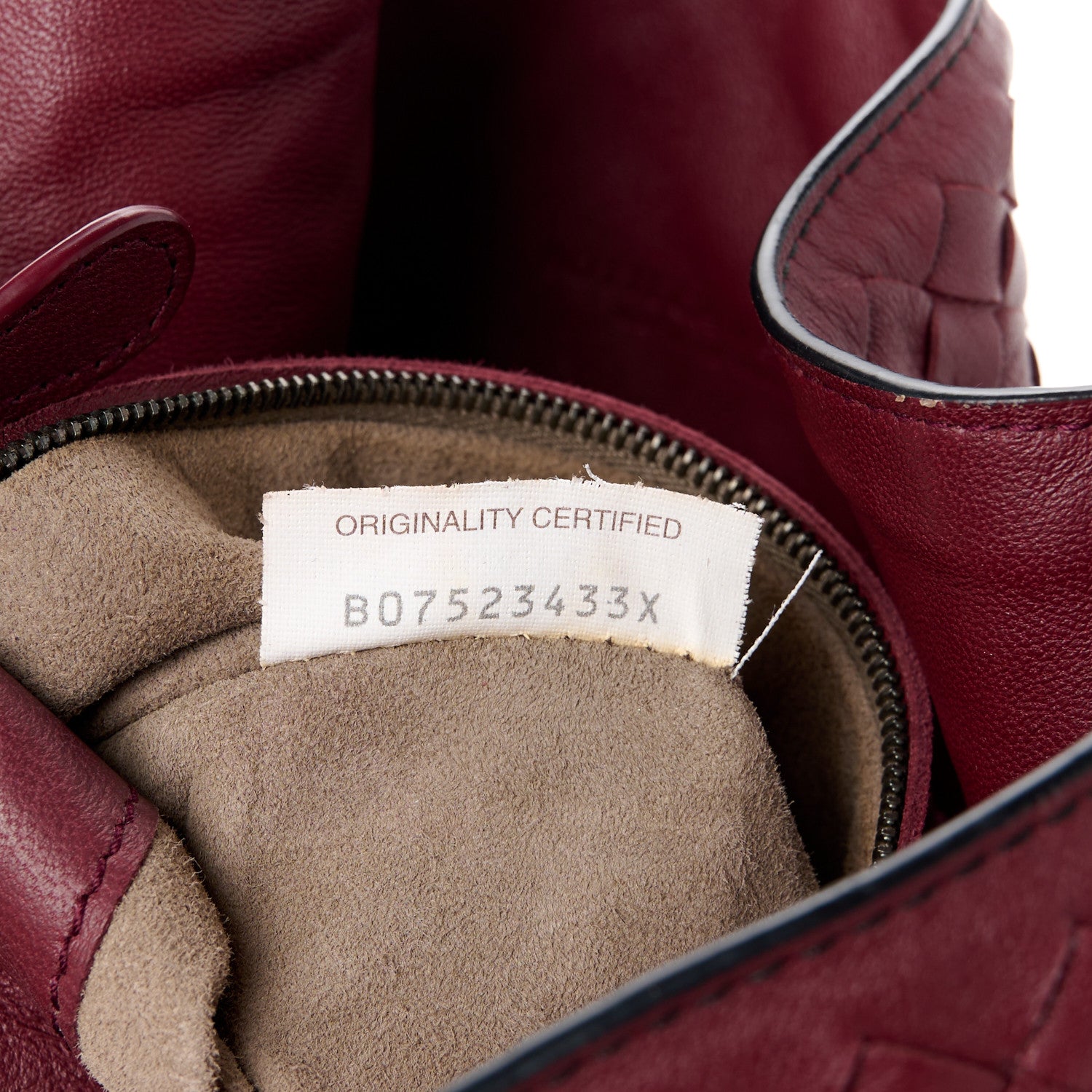 Bottega Veneta Nappa Intrecciato Medium Loop Dark Red 9 of 13