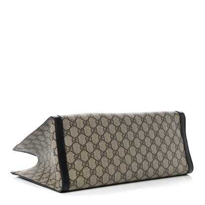 Gucci GG Supreme Monogram Medium Padlock Tote Black 3 of 4