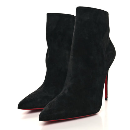Christian Louboutin Suede So Kate Booty 100 Ankle Boots 38.5 Black 3 of 8