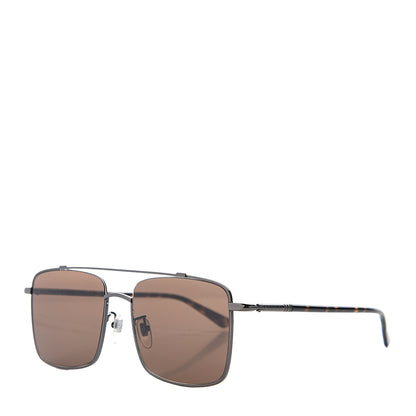 Gucci Square Aviator Sunglasses GG0610SK Tortoise 1 of 8