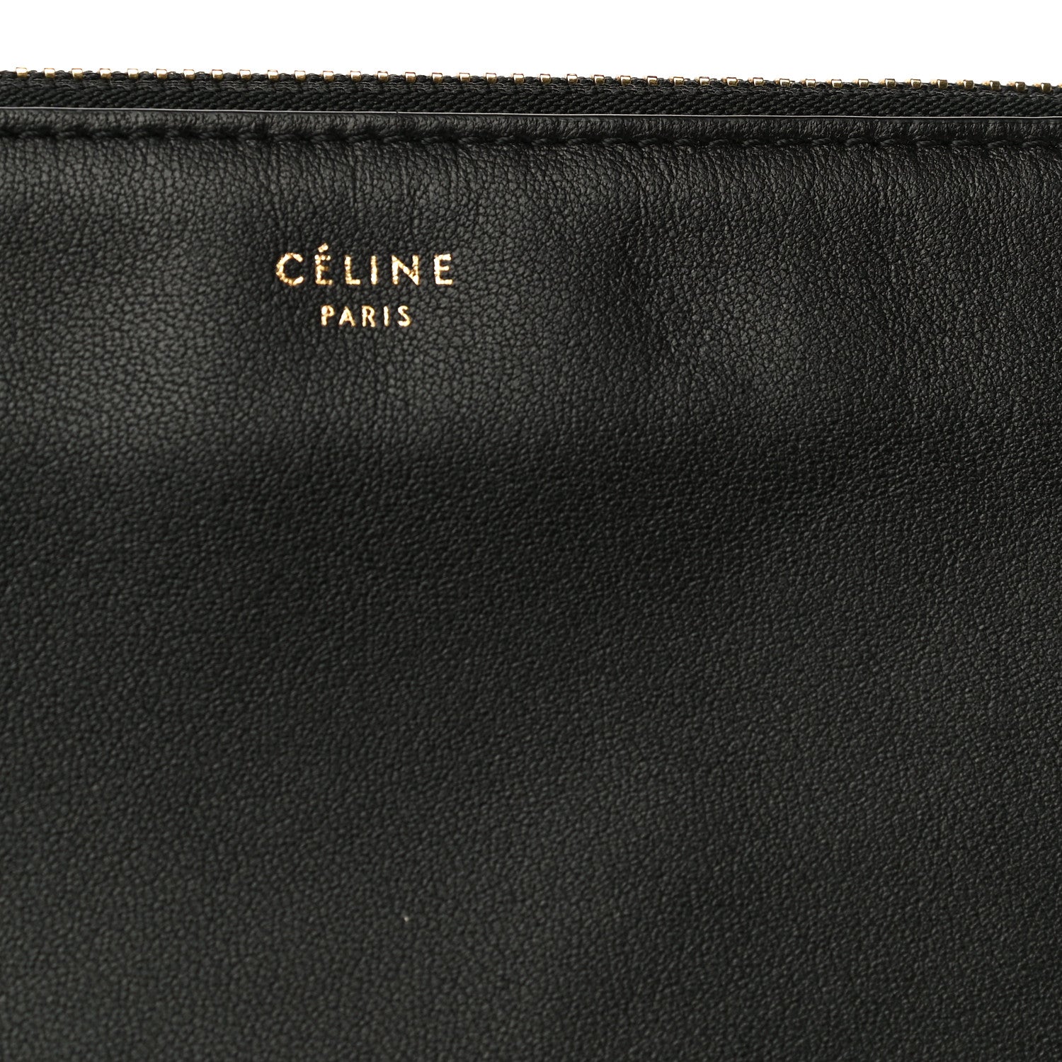 Celine Lambskin Large Trio Crossbody Bag Black 12 of 15