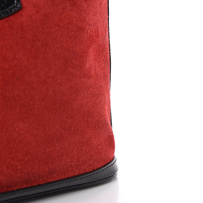 Gucci Suede Patent Medium Dionysus Bucket Bag Red 10 of 13