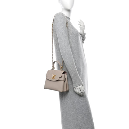 Louis Vuitton Soft Calfskin Mini Lockme Ever Greige 2 of 9